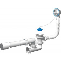 АП (E255) Сифон д/ван.с вып.и пер.с г/труб 40*50 (S12) - фото - 1