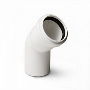 БК Отвод 50*45 Stilte БЕЛЫЙ (ST100545W) - фото - 1