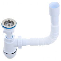 АП (С0515) Сифон с г/т 40*40/50 11/2*40 (В120) - фото - 1