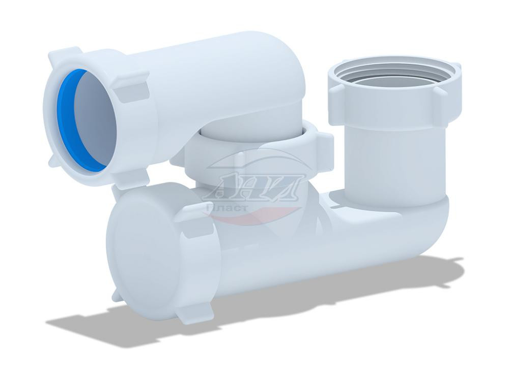 АП (Е200) Сифон Ани для ванны регулир.1 1/2*40 - фото - 1