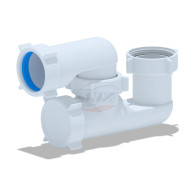 АП (Е200) Сифон Ани для ванны регулир.1 1/2*40 - фото - 1