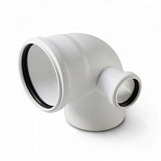 БК Отвод с вых.прав.110*50*90 Stilte БЕЛЫЙ (ST10010587RW) - фото - 1