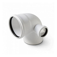 БК Отвод с вых.прав.110*50*90 Stilte БЕЛЫЙ (ST10010587RW) - фото - 1