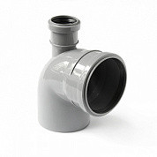 КП отвод 110*90 с вых.50 (прямой) 10010587U - фото - 1