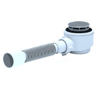 АП (Е351С) Сифон д/душ.поддона 11/2*90мм г/т 40*50 - фото - 1