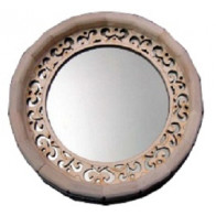 Зеркало Бочонок большое резное  3Б-БР - фото - 1