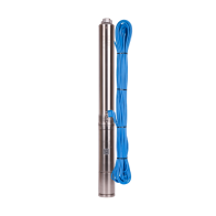 Насос скваж/быт. AQUARIO ASP1.8Е-80-90 (встр.конд,каб.80м)3280 1200Вт 60л/м - 1 Насос скваж/быт. AQUARIO ASP1.8Е-80-90 (встр.конд,каб.80м)3280 1200Вт 60л/м - фото - 1