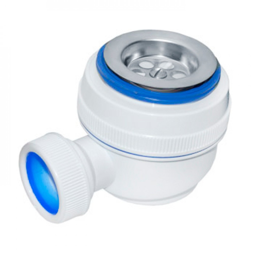 Сифон д/поддона ВИР-ПЛАСТ 70мм 11/2 (7260) - фото - 1