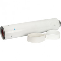Коакс.труба 60/100 телеск.470-750мм STOUT (SCA-6010-004775) - фото - 1