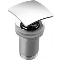 Донный клапан KAISER автомат.металл (хром) квадрат 8034 - фото - 1