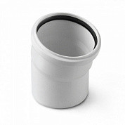 БК Отвод 110*15 Stilte БЕЛЫЙ (ST100115W) - фото - 1