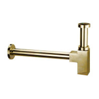 Сифон KAISER д/раков.б/вып.(золото) квадрат 958К-GOLD - фото - 1