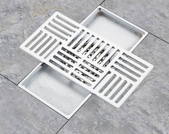 Трап 100*200 хром G82050 - фото - 1