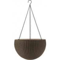 Кашпо RattanStyle Hanging подвесное (мокко) 17199246 - 1 Кашпо RattanStyle Hanging подвесное (мокко) 17199246 - фото - 1