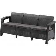 Диван Corfu Triple (LoveSeat Max кор.серая подуш) 17197959 - 1 Диван Corfu Triple (LoveSeat Max кор.серая подуш) 17197959 - фото - 1