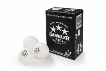 Мячи для н/т GAMBLER P40+BALL-6 PACK ( GP40B6) - фото - 1