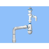 АП (С0315) Сифон с г/т 40*40/50 с отв.д/ст.м. 11/2*40 - фото - 1