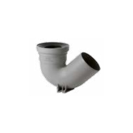 Сифон д/напольного унитаза 110*135 серый G - фото - 1