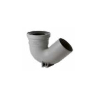 Сифон д/напольного унитаза 110*135 серый G - фото - 1