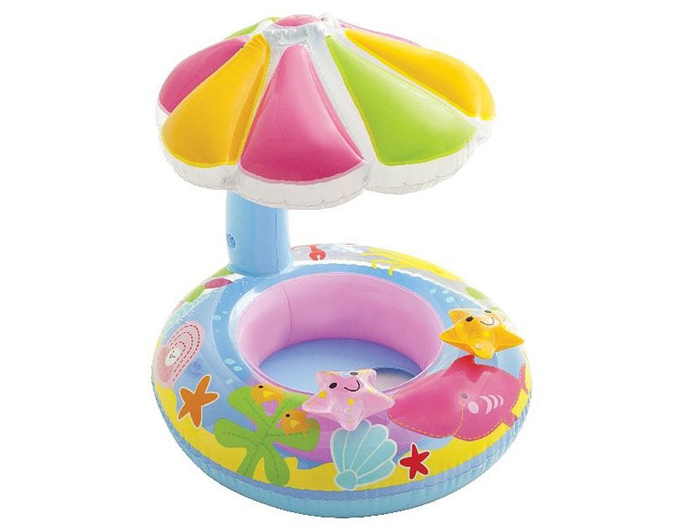 Плотик Рыбка с поддерж.и навесом (56583) - фото - 1