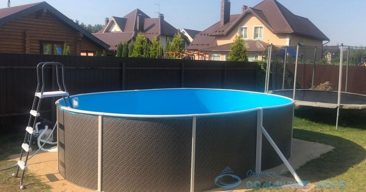 Бассейн AZURO 404DL(5,5*3,7*1,25) +комплектующие - фото - 1