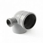 КП отвод 110*90 с вых.50 (левый) 10010587L - фото - 1