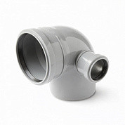 КП отвод 110*90 с вых.50 (правый) 10010587R - фото - 1