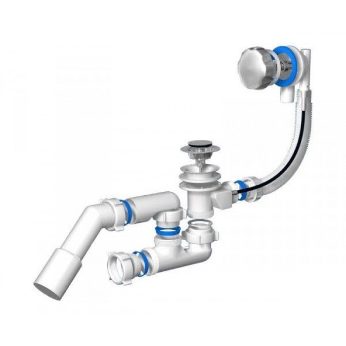 АП (ЕМ311) Сифон д/ван. п/а с труб.40*50 - фото - 1