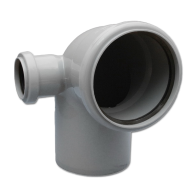 ВФК отвод 110/50*90 град.лев. VALFEX - фото - 1