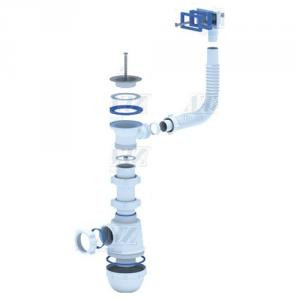 АП (А0140S) Сифон без г/т с прям.перел.1 1/2*40 - фото - 1