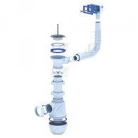 АП (А0140S) Сифон без г/т с прям.перел.1 1/2*40 - фото - 1