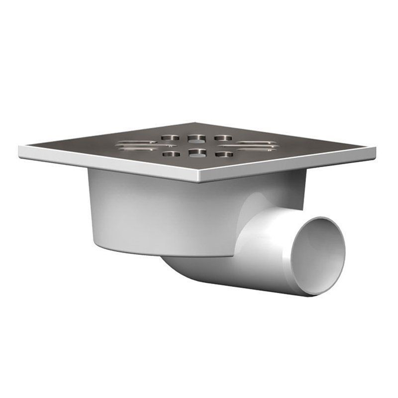 Трап 100*100/50 гориз.нерж.реш.(262400211) - фото - 1