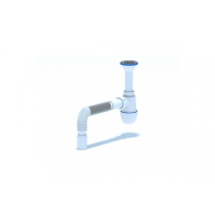 АП (A0515) Сифон с г/т 40*40/50 (А120) - фото - 1