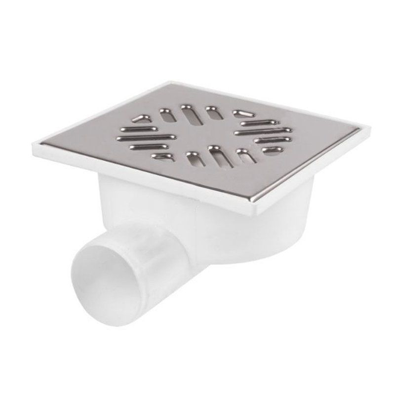 Трап 100*100/50 верт.нерж.реш.(262400261) - фото - 1