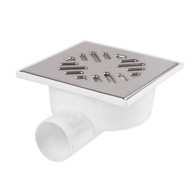 Трап 100*100/50 верт.нерж.реш.(262400261) - фото - 1