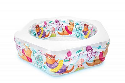 Бассейн Океанский Риф 3кольца, над.пол 191*178*61 540л. (56493) - фото - 1