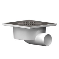 Трап 150*150/50 гориз.нерж.решетка (262400221) - фото - 1