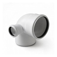 БК Отвод с вых.лев.110*50*90 Stilte БЕЛЫЙ (ST10010587LW) - фото - 1