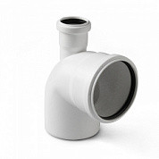 БК Отвод с вых.прям.110*50*90 Stilte БЕЛЫЙ (ST10010587UW) - фото - 1