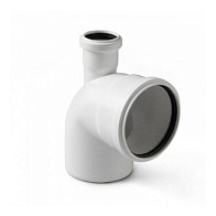 БК Отвод с вых.прям.110*50*90 Stilte БЕЛЫЙ (ST10010587UW) - фото - 1