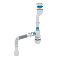 АП (UO115) Сифон для писсуара с г/т 40*40/50 - фото - 1