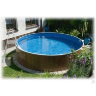 Бассейн AZURO 402DL(4,6*1,2) каркас,пленка.лест.,ским,фильт.песч - фото - 1