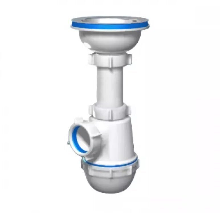 АП (А0150) Сифон без г/т 31/2*40 (В412) - фото - 1