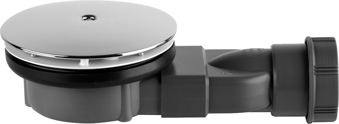 Сифон SLIM сверхплоск.с мембр,90мм,вых 40/43мм д/керамогр.подд - фото - 1