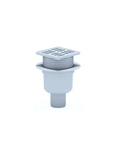 АП (ТА5704) трап регул.верт.50 реш.10*10 пласт - фото - 1