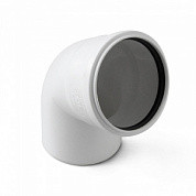 БК Отвод 50*67 Stilte БЕЛЫЙ (ST100567W) - фото - 1