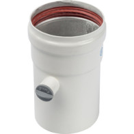 Труба 80 п/м 125мм с ревиз.патрубком STOUT (SCA-0080-010125) - 1 Труба 80 п/м 125мм с ревиз.патрубком STOUT (SCA-0080-010125) - фото - 1