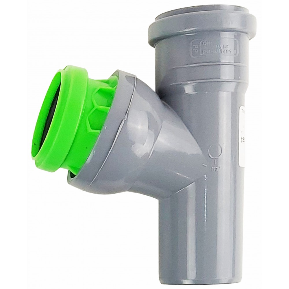 ВФК тройник регул.45-88град.50-50 - фото - 1