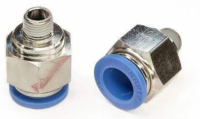 Пневмо фитинг цанг.прям.НР PС 12-01 R1/8
