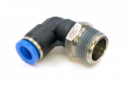 Пневмо фитинг цанг.L-обр.НР PL 8-03 R3/8